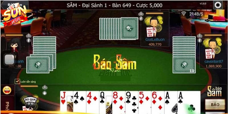Kinh nghiệm chơi bài sâm Sunwin thắng lớn